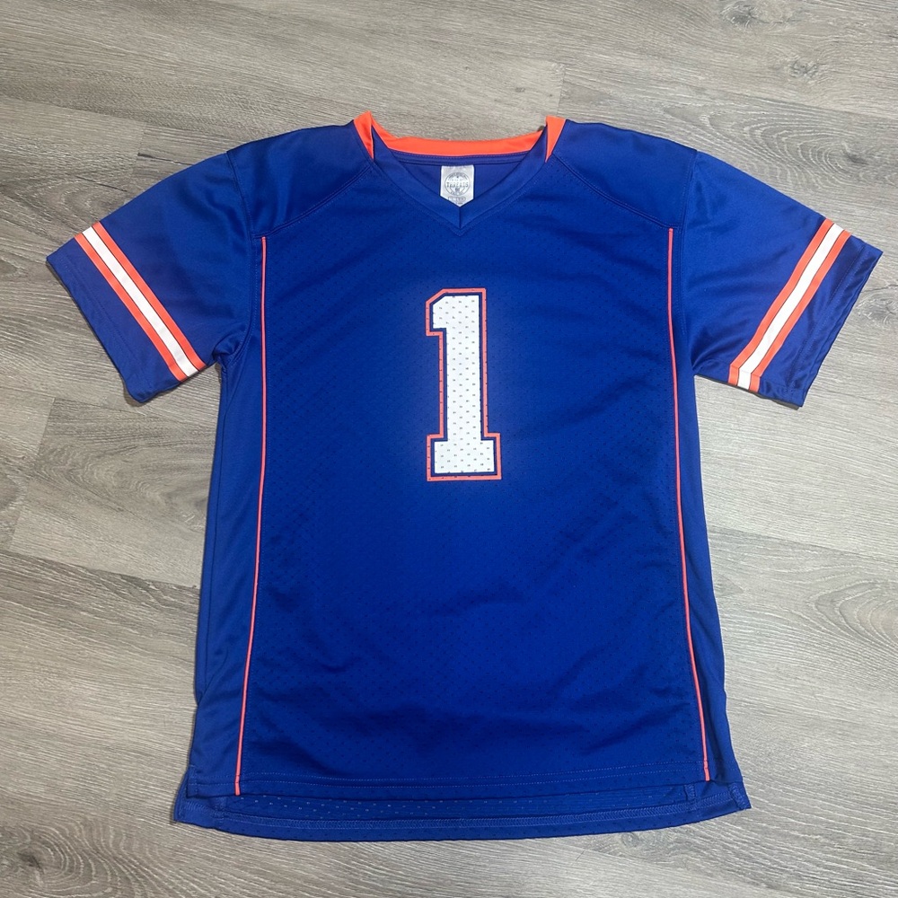 Rivalry Threads Florida Gators Youth Football Jersey #1 NCAA Blue Size L 12/14